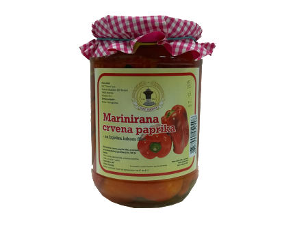 Marinirana crvena paprika-670g