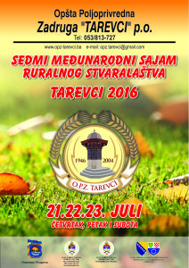 Sajam ruralnog stvaralaštva Tarevci 2016